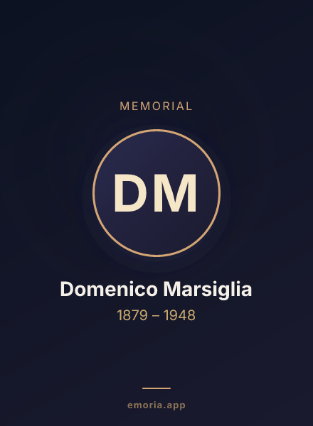 Memorial portrait of Domenico Marsiglia