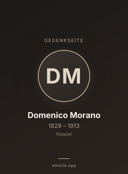 Gedenkportrait von Domenico Morano