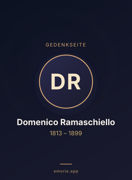 Gedenkportrait von Domenico Ramaschiello
