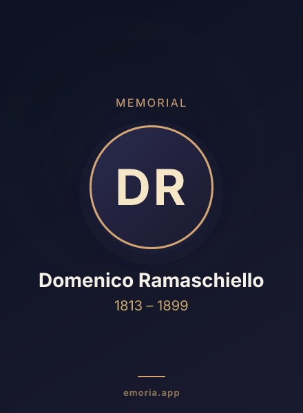 Memorial portrait of Domenico Ramaschiello