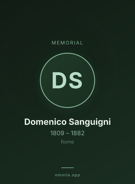 Memorial portrait of Domenico Sanguigni