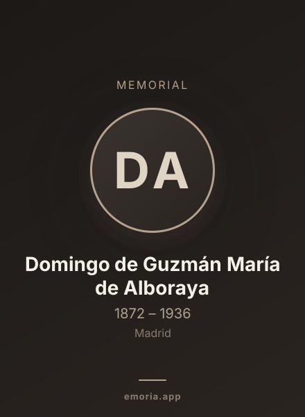 Memorial portrait of Domingo de Guzmán María de Alboraya