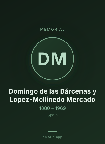 Memorial portrait of Domingo de las Bárcenas y Lopez-Mollinedo Mercado