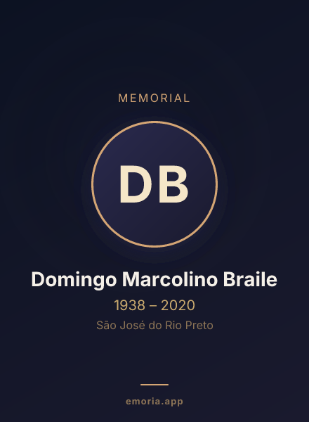 Memorial portrait of Domingo Marcolino Braile