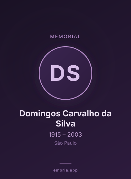 Memorial portrait of Domingos Carvalho da Silva