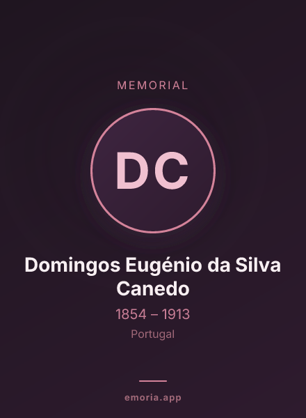Memorial portrait of Domingos Eugénio da Silva Canedo