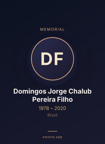Memorial portrait of Domingos Jorge Chalub Pereira Filho