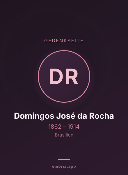 Gedenkportrait von Domingos José da Rocha