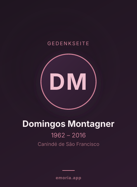 Gedenkportrait von Domingos Montagner