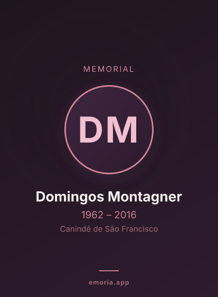 Memorial portrait of Domingos Montagner