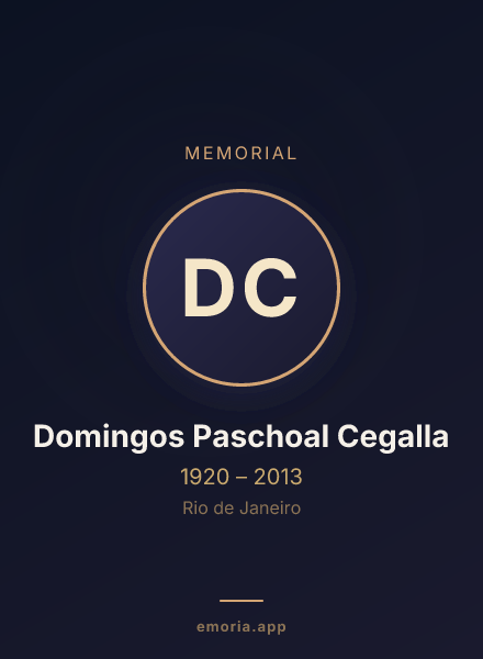 Memorial portrait of Domingos Paschoal Cegalla