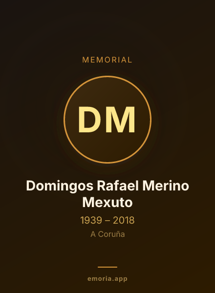 Memorial portrait of Domingos Rafael Merino Mexuto