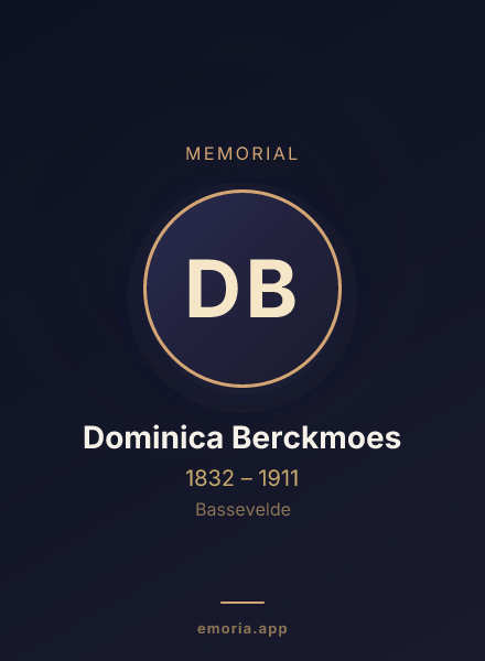 Memorial portrait of Dominica Berckmoes
