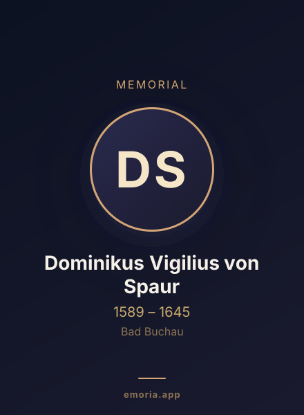 Memorial portrait of Dominikus Vigilius von Spaur