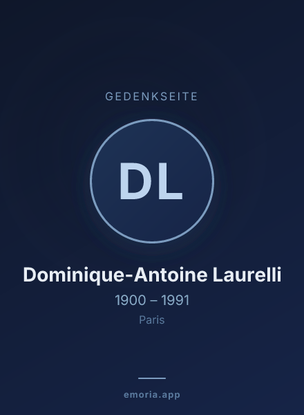 Gedenkportrait von Dominique-Antoine Laurelli