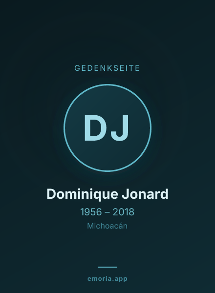 Gedenkportrait von Dominique Jonard