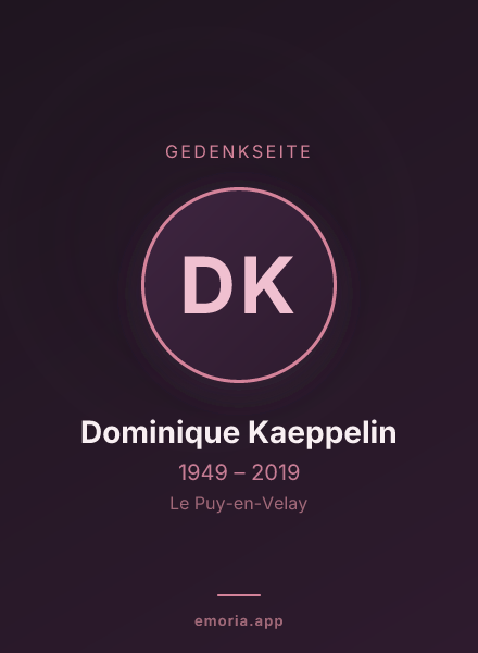 Gedenkportrait von Dominique Kaeppelin