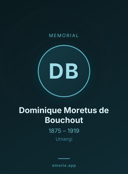 Memorial portrait of Dominique Moretus de Bouchout