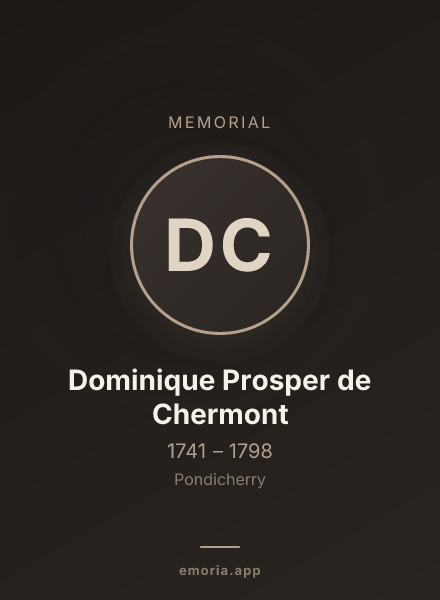 Memorial portrait of Dominique Prosper de Chermont