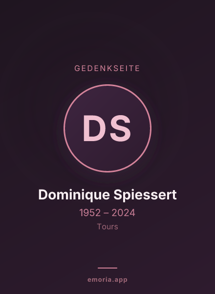 Gedenkportrait von Dominique Spiessert