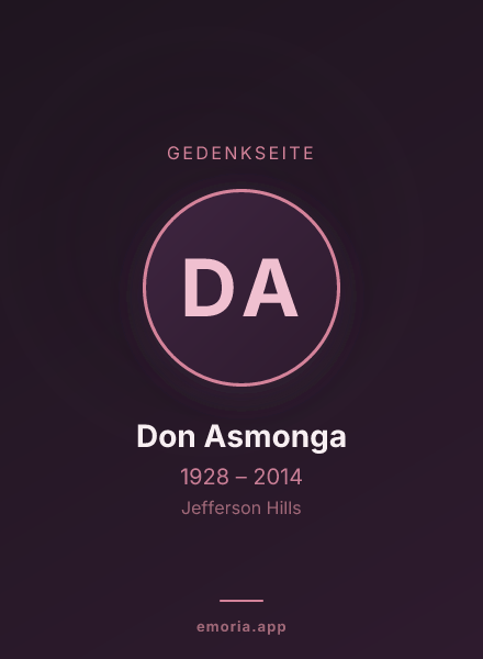 Gedenkportrait von Don Asmonga