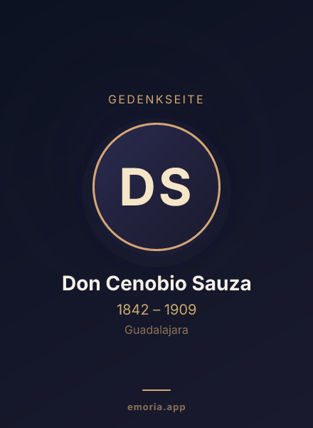 Gedenkportrait von Don Cenobio Sauza