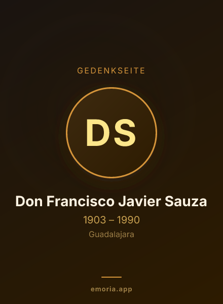 Gedenkportrait von Don Francisco Javier Sauza