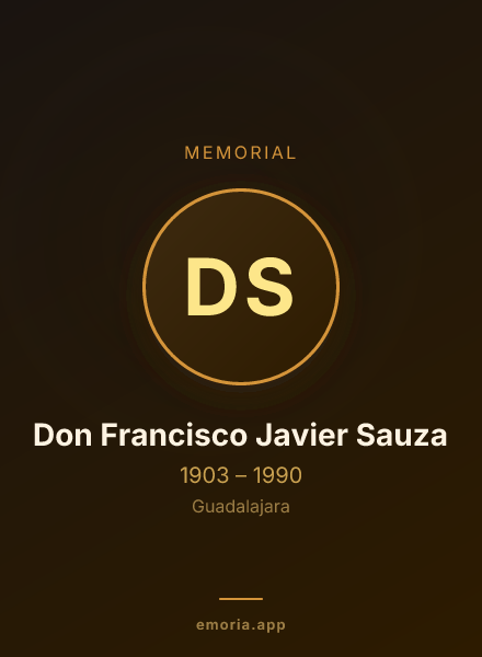 Memorial portrait of Don Francisco Javier Sauza