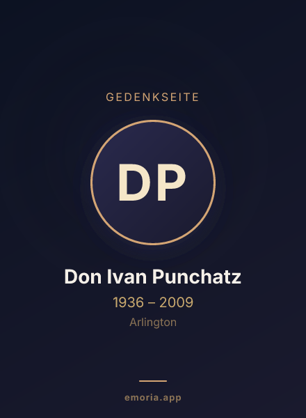 Gedenkportrait von Don Ivan Punchatz