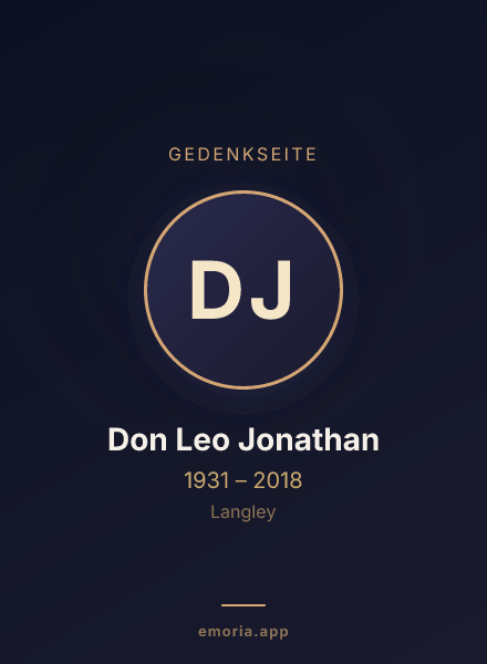 Gedenkportrait von Don Leo Jonathan