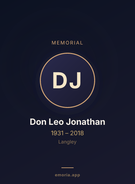 Memorial portrait of Don Leo Jonathan