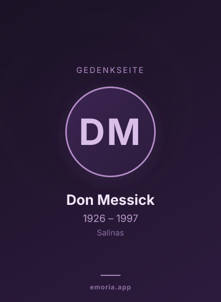 Gedenkportrait von Don Messick