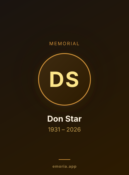Memorial portrait of Don Star