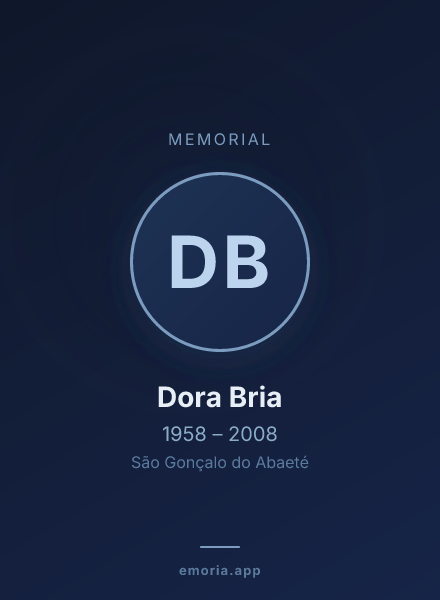 Memorial portrait of Dora Bria