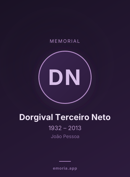 Memorial portrait of Dorgival Terceiro Neto