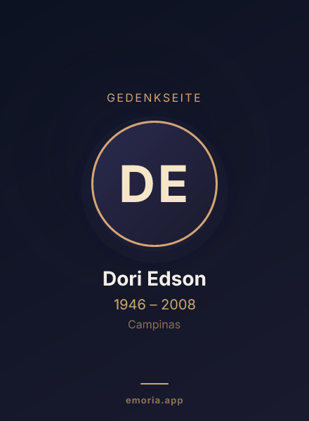 Gedenkportrait von Dori Edson