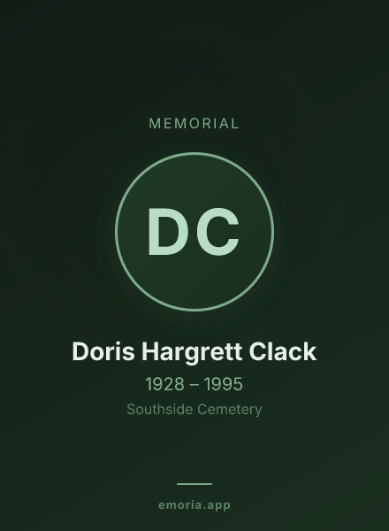 Memorial portrait of Doris Hargrett Clack