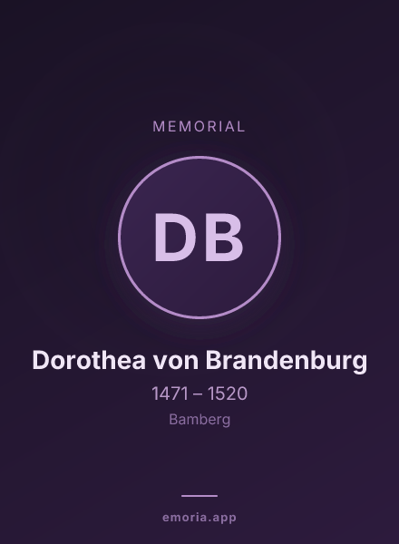Memorial portrait of Dorothea von Brandenburg