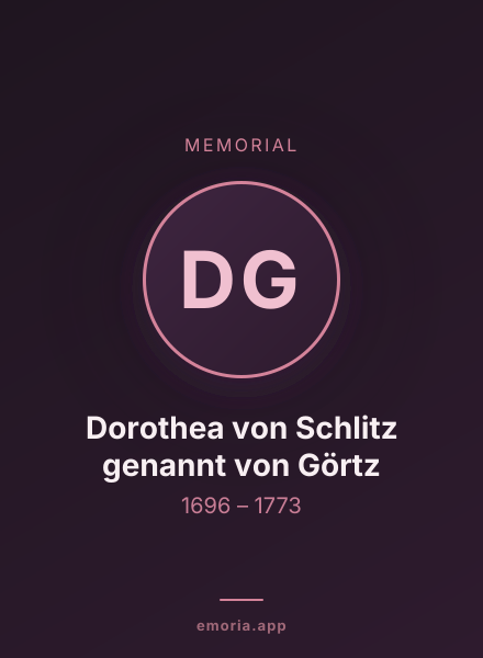 Memorial portrait of Dorothea von Schlitz genannt von Görtz