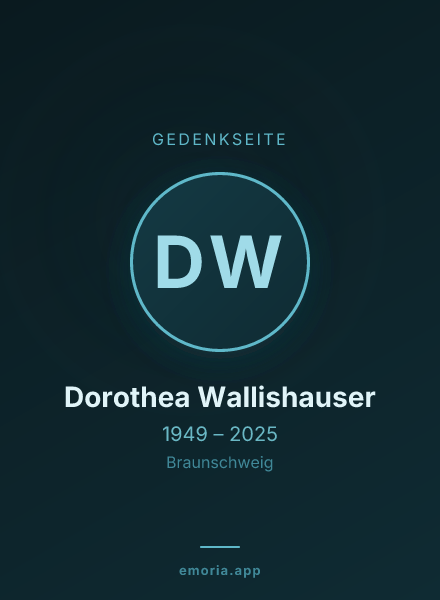 Gedenkportrait von Dorothea Wallishauser