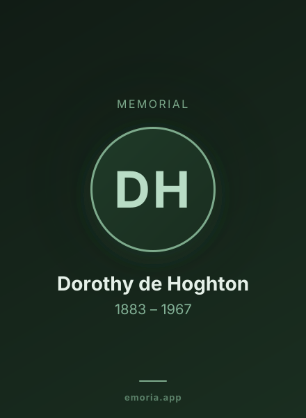 Memorial portrait of Dorothy de Hoghton