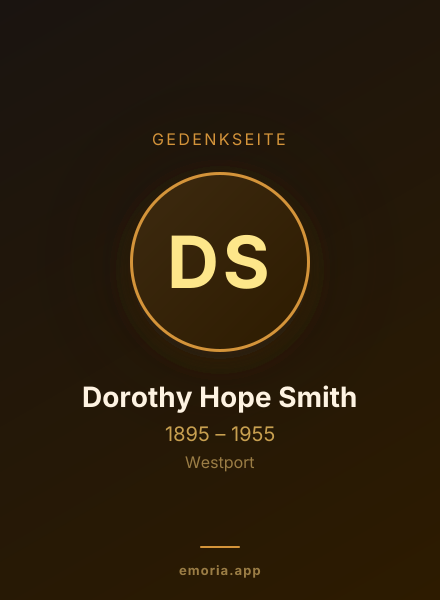 Gedenkportrait von Dorothy Hope Smith