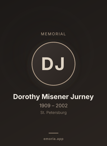 Memorial portrait of Dorothy Misener Jurney