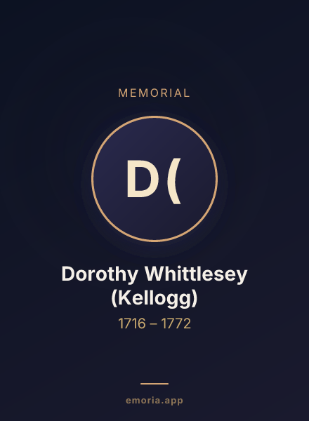 Memorial portrait of Dorothy Whittlesey (Kellogg)