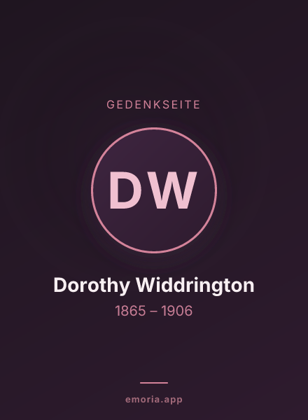 Gedenkportrait von Dorothy Widdrington