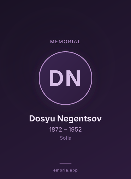 Memorial portrait of Dosyu Negentsov