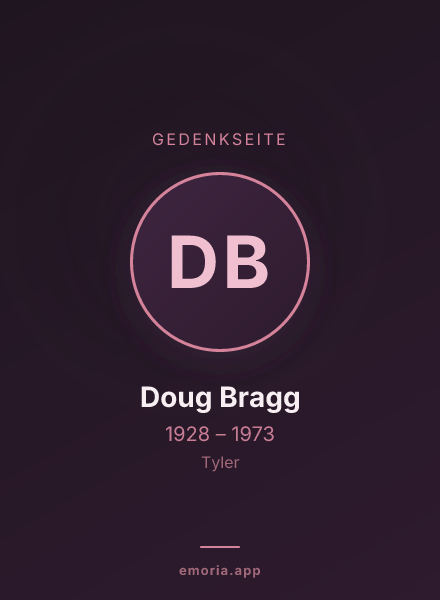 Gedenkportrait von Doug Bragg