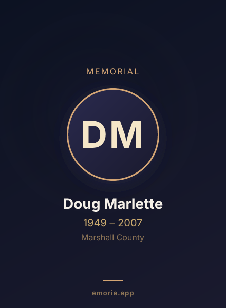 Memorial portrait of Doug Marlette