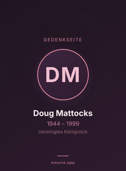 Gedenkportrait von Doug Mattocks