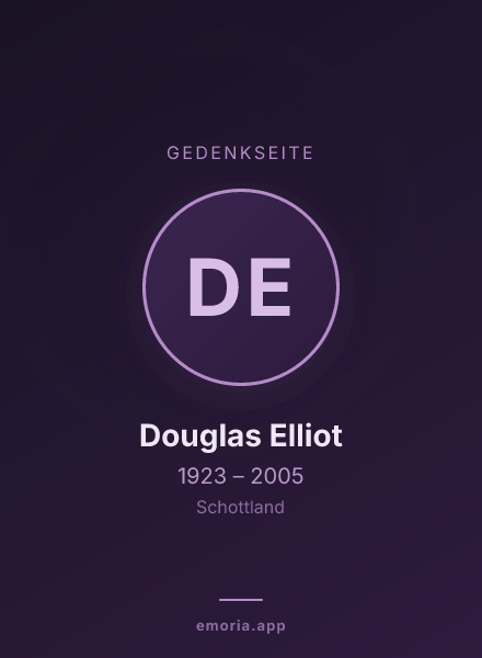 Gedenkportrait von Douglas Elliot
